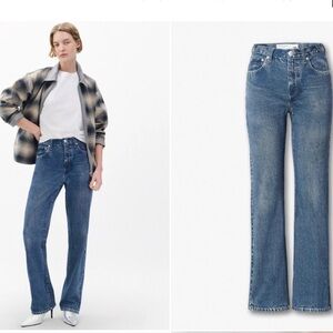 NWT  RAG & BONE MIRAMAR SHEA RELAXED STRAIGHT PANTS